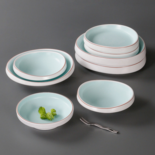 五毫美密胺餐具盘子商用异性凉菜盘仿瓷冷菜配菜碟子创意菜盘餐盘