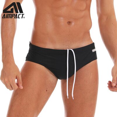 AIMPACT Men's Competition Bikini Swimsuit Shorts Swimwear M