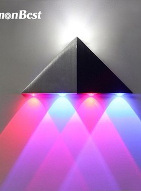Three color 5W Wall Lamp Aluminum LED Wall Light Modern Hom