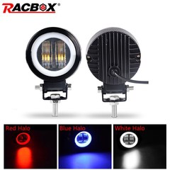 3 inch 7D Lens LED Spotlight for Car Round Square Portable L