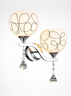 Japan living room decoration lustres wall lamp crystal bedro