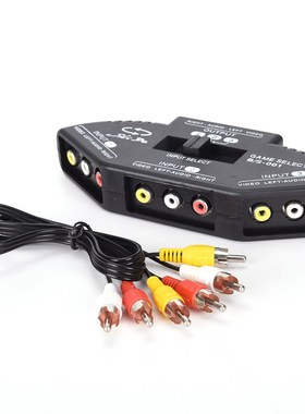 JETTING New 3 Way Audio Video AV RCA Switch Selector Box Co