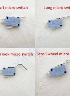 1Pcs High Quality Three Foot Microswitch With Pulley Fretti