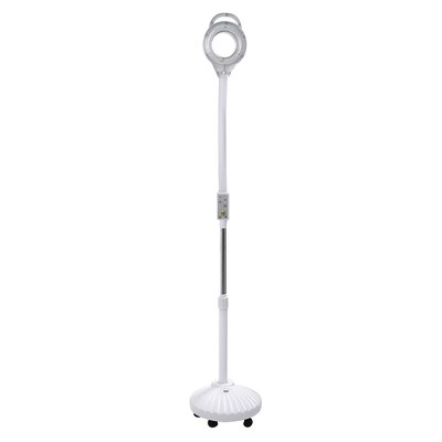 LED Magnifying Floor Stand Lamp Magnifier Pro 8x Diopter Adj