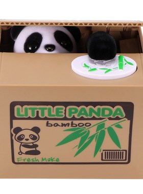 Panda Cat Thief Money Boxes Toy Piggy Banks Gift Kids Money