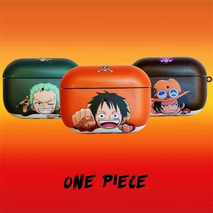 Cartoon One Piece Luffy Zoro ace Case Bluetooth wireless he
