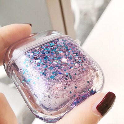 Liquid Quicksand Glitter Case For Airpods 2 Pro Case Luxury