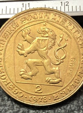 1978 Exonumia **   Bullion   Czechoslovakia 2 Dukaty Charle