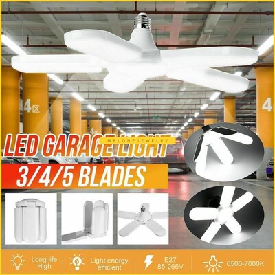 1PC Garage Light 20000LM 5Blades Deformable LED Garage Light