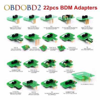 Best Quality 22pcs BDM Adapters KTAG KESS KTM Dimsport BDM P