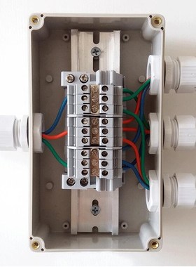 1 in 3 out Junction Branch Box with Terminal Plastic Outdoor