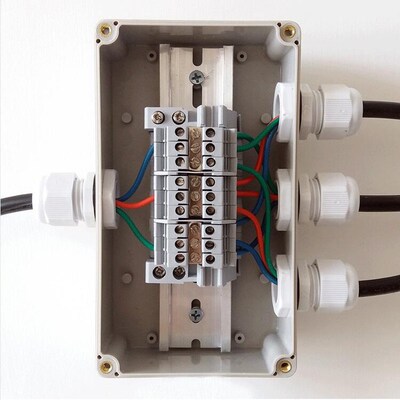1 in 3 out Junction Branch Box with Terminal Plastic Outdoor