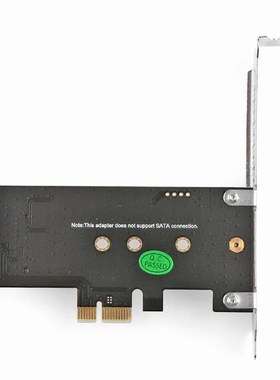 PCI-E 3.0 x1 to M.2 NVMe M Key Slot Converter Adapter with L
