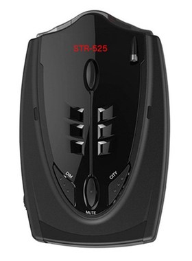 STR 525 Radar Detector GPS English Russian Voice Auto Vehic