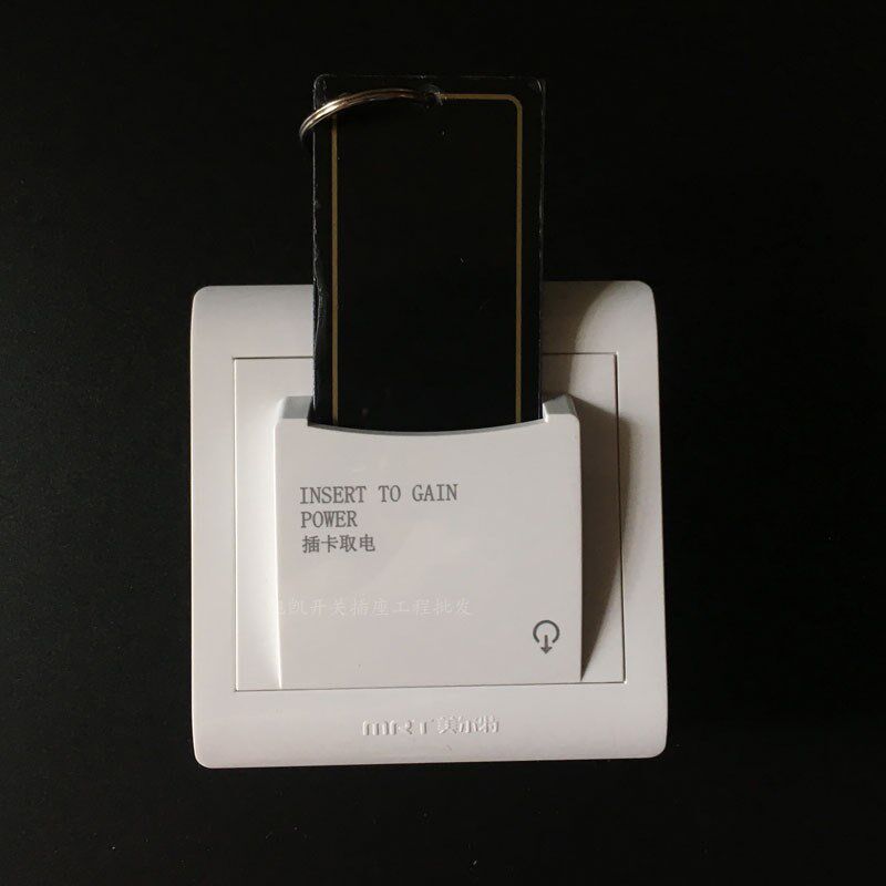 10pcs Energy saving switch 220V input Magnetic card Insert