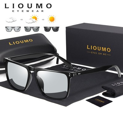 New Photochromic Sunglasses Men Polarized Driving Sun Glass