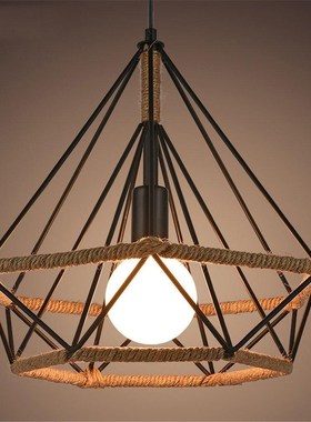 25cm Ceiling Lamp Night Light Vintage Cage Pendant Light Cha
