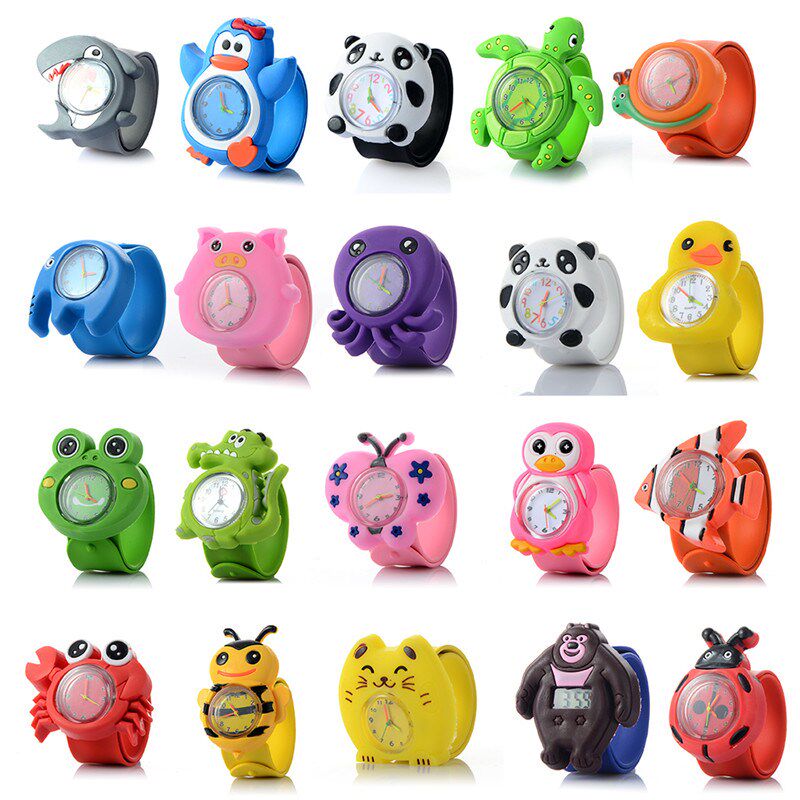 3d cartoon watch animal  milk dad cute children clock baby