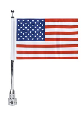 1 pcs Flag with Ploe  Aluminum  for Harley Sporter 883 1200