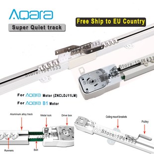 Free to E Country Super Silent Electric Curtain Track for /