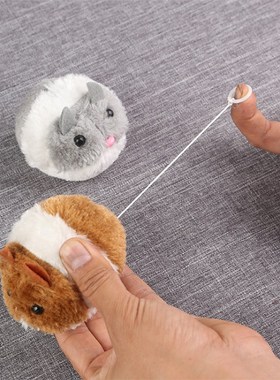 New 1PC Cute  Toy Plush Fur Toy Shake Movement Mouse Pet