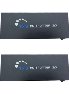 1X8 HDMI Splitter Switcher One in Eight Out Powered 8 Way H