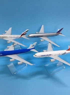 Aircraft Model Diecast Metal 1400 Emirates Airbus A380 16cm