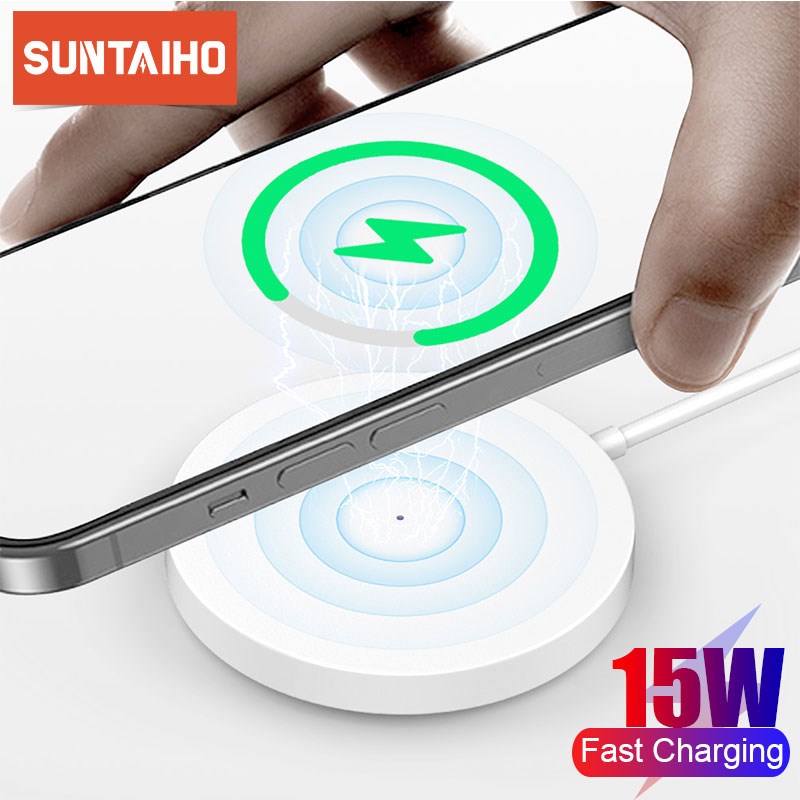 15W Magnetic Wireless Charger for iPhone 12 Pro Max 12 Mini