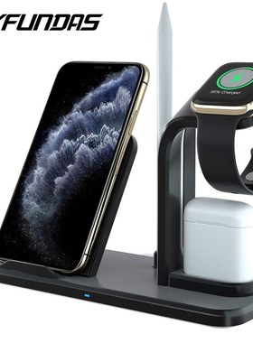 Wireless Charger 3 in 1 Charging Holder For Apple Watch 5 4