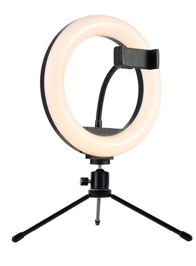 Table Lamp 8inch Studio Ring Light LED Photography Photo Cam