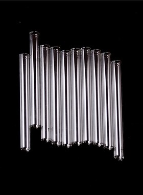 10Pcs/Set Transparent Tubes 100mm Long Thick Wall Test Tube