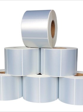 Matte Silver er PE Label Barcode Label Suitable for hermal