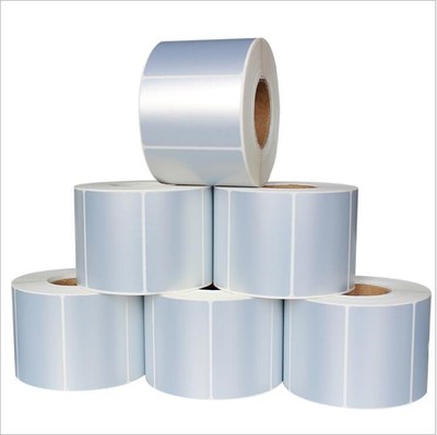 Matte Silver er PE Label Barcode Label Suitable for hermal