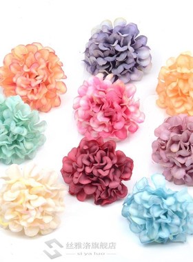10pcs/lot Artificial Flower Silk Hydrangea Head  Wedding Dec