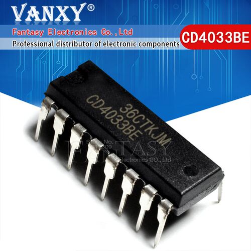 10pcs CD4033BE DIP 16 CD4033 DIP 4033BE HEF4033BP DIP16 HCF
