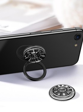 Fidget Spinner Metal Mobile Phone 360 Degree Rotate Ring Ho