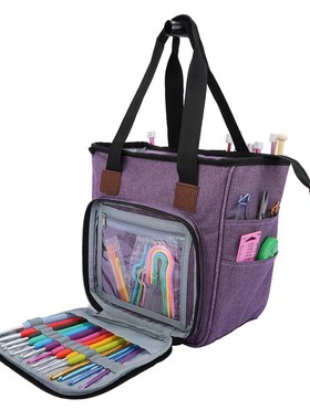 Knitting Needles Sewing Set DIY Storage Bag Crochet Hooks Th