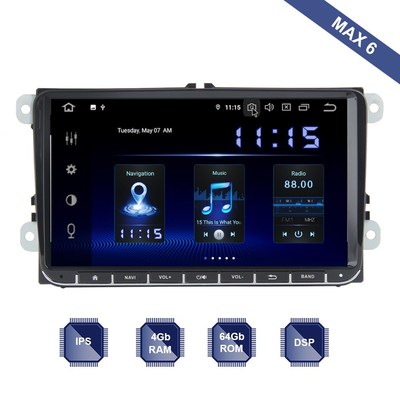 Android 10 Car Radio 2 Din GPS Navi for GTI Jetta Golf Polo