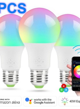 Wifi Smart Multi Color LED Light Bulb Compatible Alex