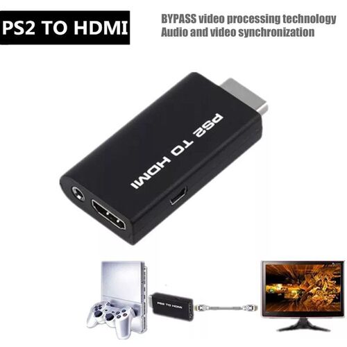 Portable for PS2 to HDMI Audio Video Converter Adapter AV HD