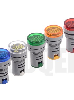 22mm LED Digital Display Gauge Volt Voltage Meter Indicator