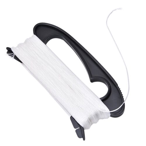 Pizies 100m Kite Parts Line String w/ D Shape Winder Handle