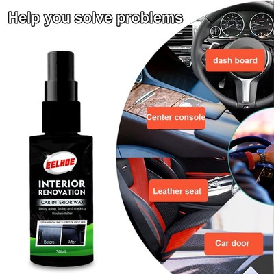 eelhoe 30ml Car interior renovation spray Auto Car Plastic I
