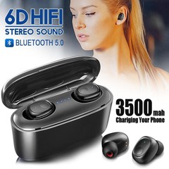 G5S TWS Earphones Wireless Bluetooth Headset with 3500mAh P