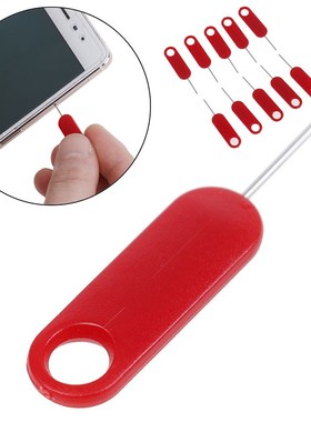 10pcs Sim Card Tray Removal Eject Pin Key Tool Stainless Ste