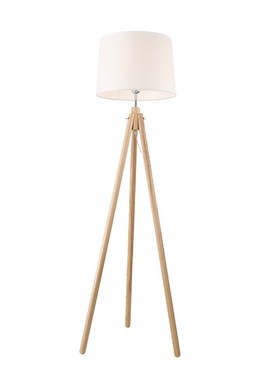 Modern Minimalist Wood ripod Floor Lamp simple life Fabric S