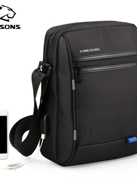 Kingsons Men's Messenger Bags Waterproof Men's School Busin