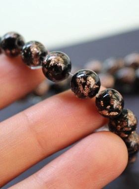 20pcs/lot 8mm Lampwork Glass Beads  Glass Boutique beads Bla