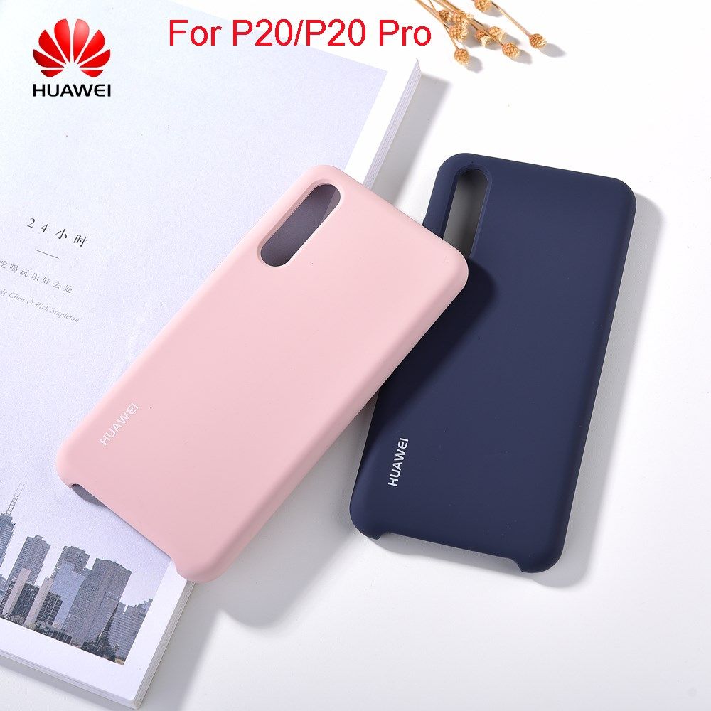 original huawei p20 pro liquid silicone case silky smooth s