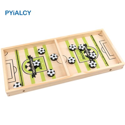 2021 Fun Table Hockey Soccer Sling Puck Board Games Adult C